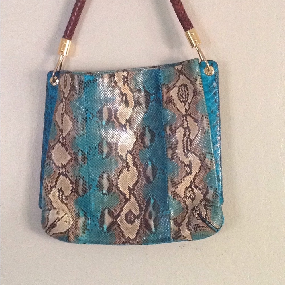 Michael Kors Aqua Python Purse - image 3